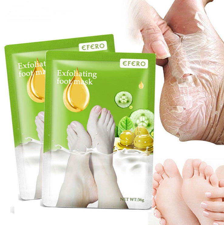 Exfoliating Foot Mask Foot SPA Pedicure Socks Removing Dead Skin Whitening Heels Feet Peeling Anti Cracked Foot Skin Care - Lootquake