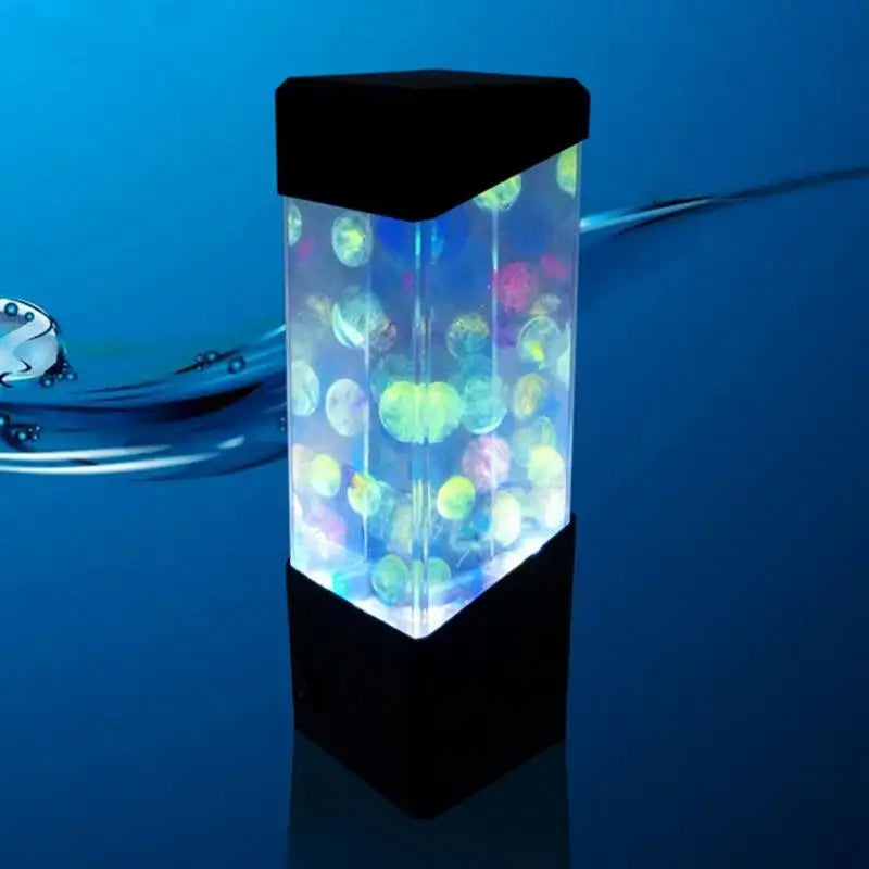 Colorful LED jellyfish night light - Lootquake