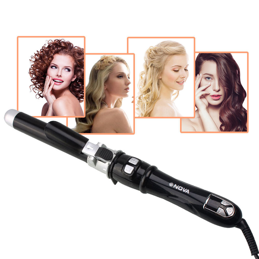 Automatic Rotating Curling Iron: Instant Heat Hair Styling
