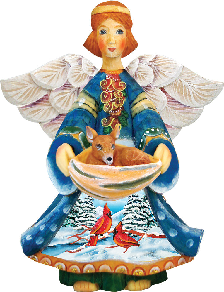 Decoración para puerta de Natividad con Ciervo y Ángel de la Guarda de G. DeBrekht - Decoración navideña de Natividad - 8152510H