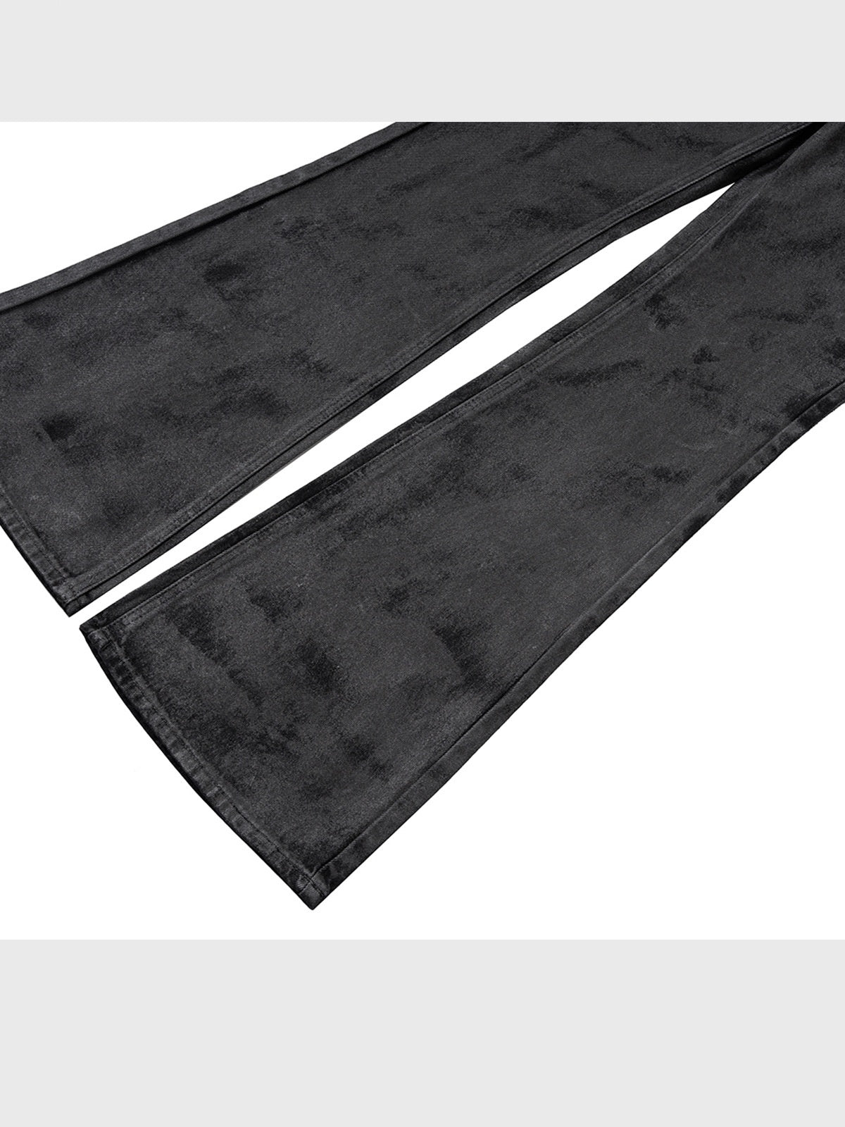 Men's Wide Leg Black Trousers Skinny Jeans - Lootquake