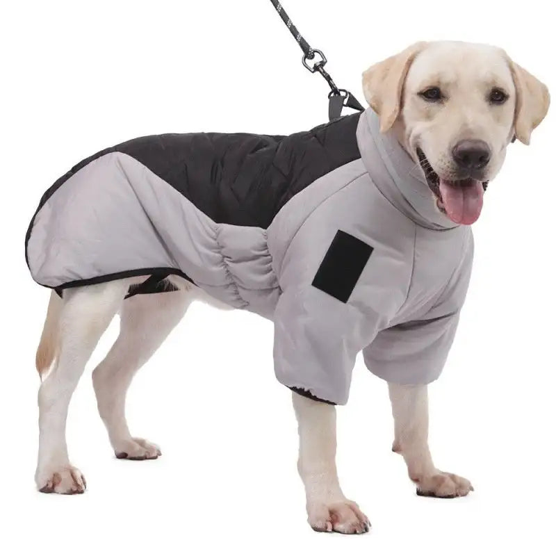 New Winter Dog Coat Waterproof Pet Clothes For Medum Large Dogs Warm Thicken Dog Vest Custome Labrador Jacket - Lootquake