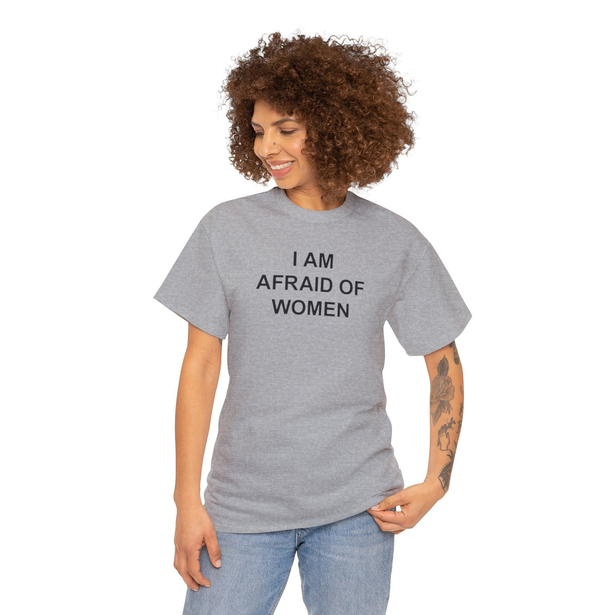 I Am Afraid of Women T-Shirt – Funny Meme Tee for Awkward Humor Fans
