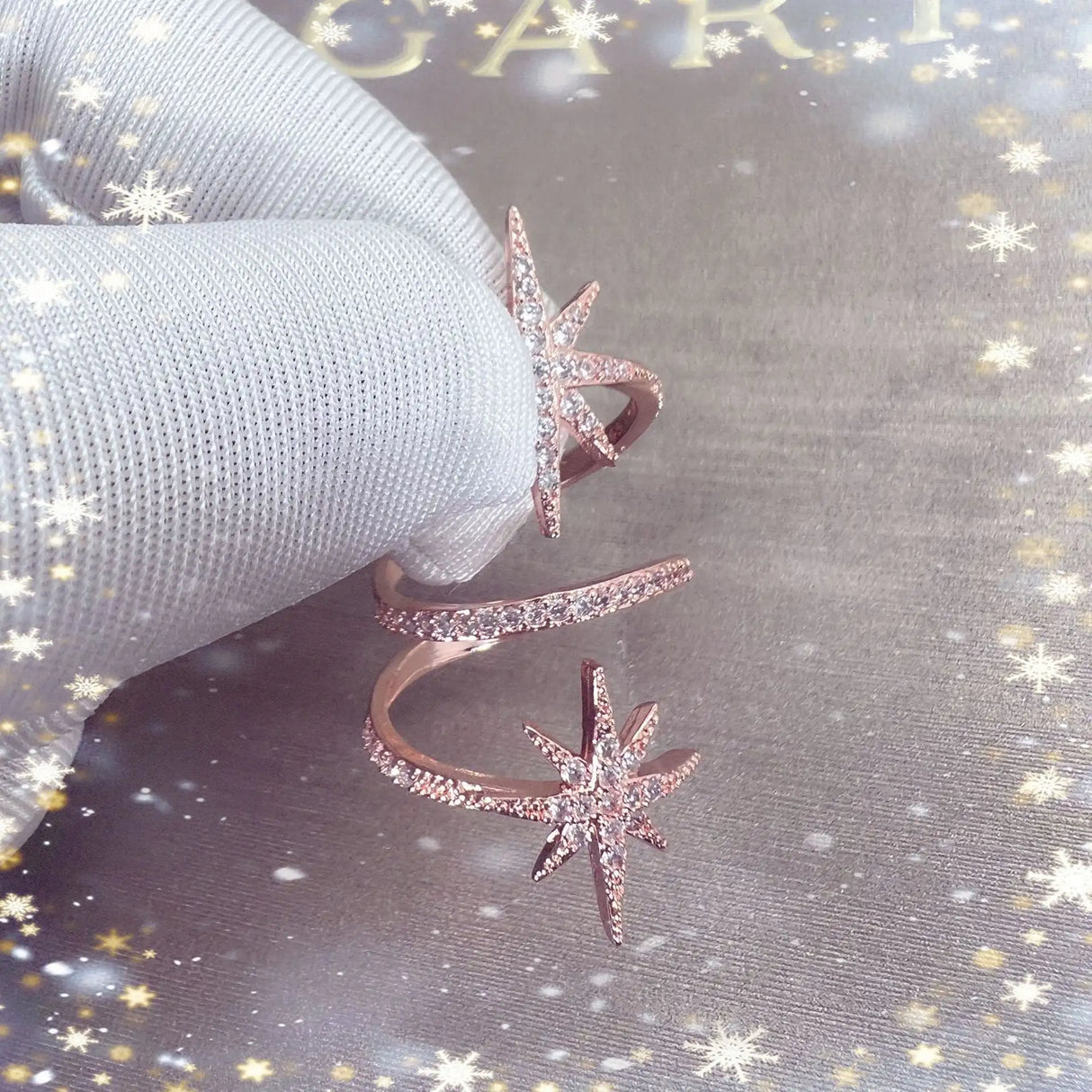 Geometric Asterism Ring Fashion - Lootquake