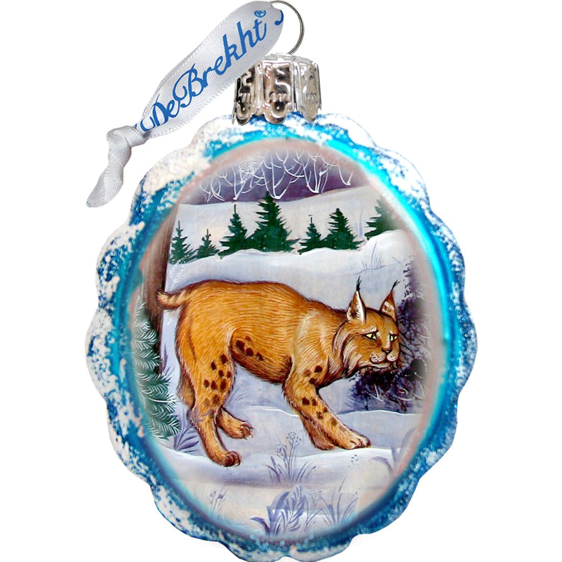 Mercury Glass Ornaments by G. DeBrekht - Wildlife Holiday Decor - 770115S3