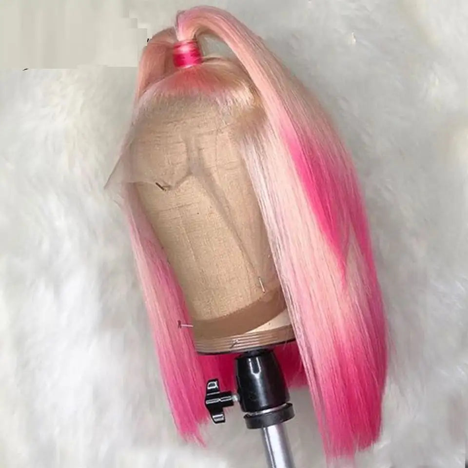 Gradient Front Lace Semi-machine-made High-quality Human Hair - Lootquake