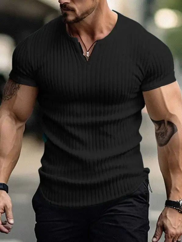 Sports Slim-fitting Men's Short Sleeve - Lootquake
