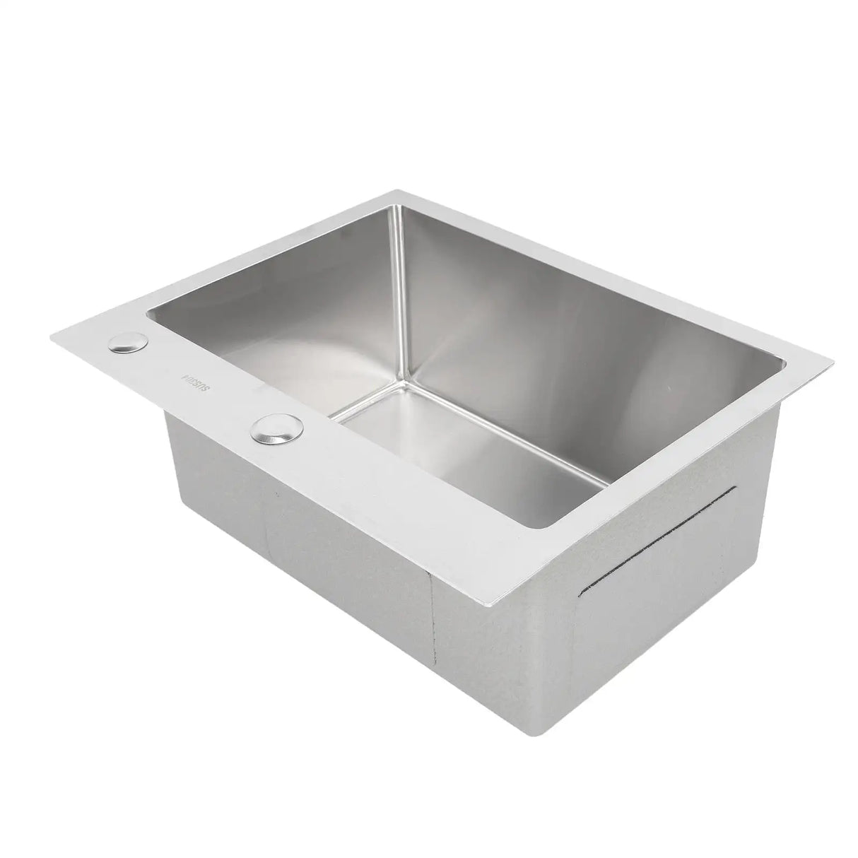Single Basin Sink Set with Drainer, Stainless Steel Vegetable Washing Sink and Hose - Lootquake
