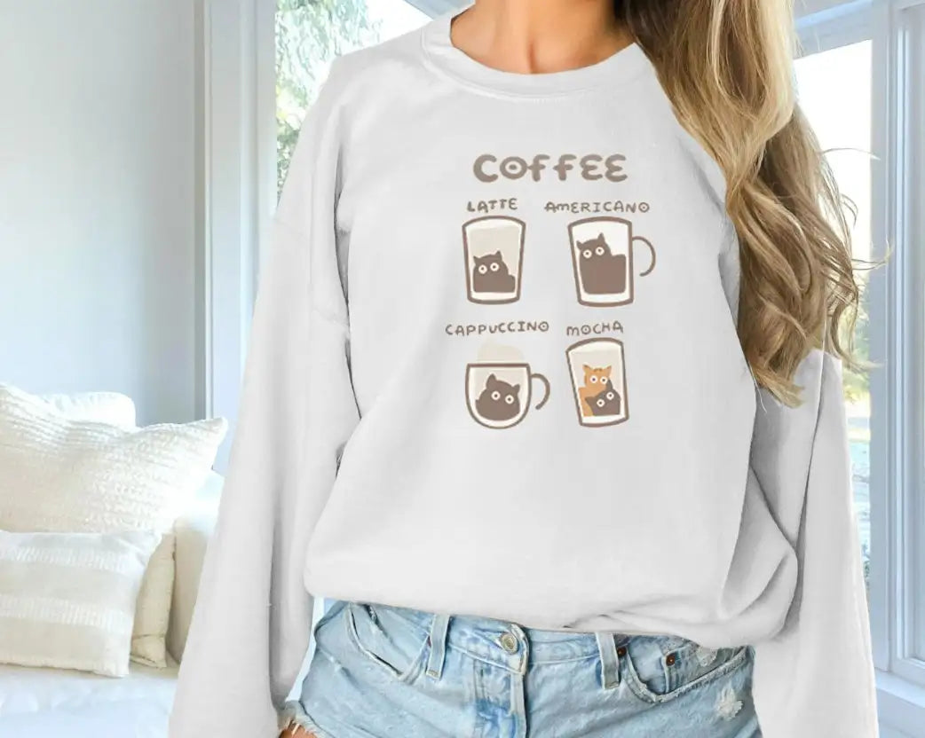 Women's Fashionable Solid Color Printed Long Sleeved Sweatshirt - Lootquake