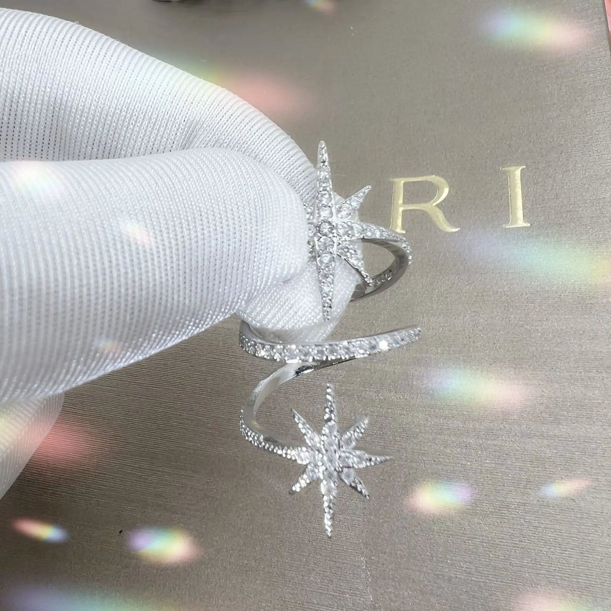 Geometric Asterism Ring Fashion - Lootquake