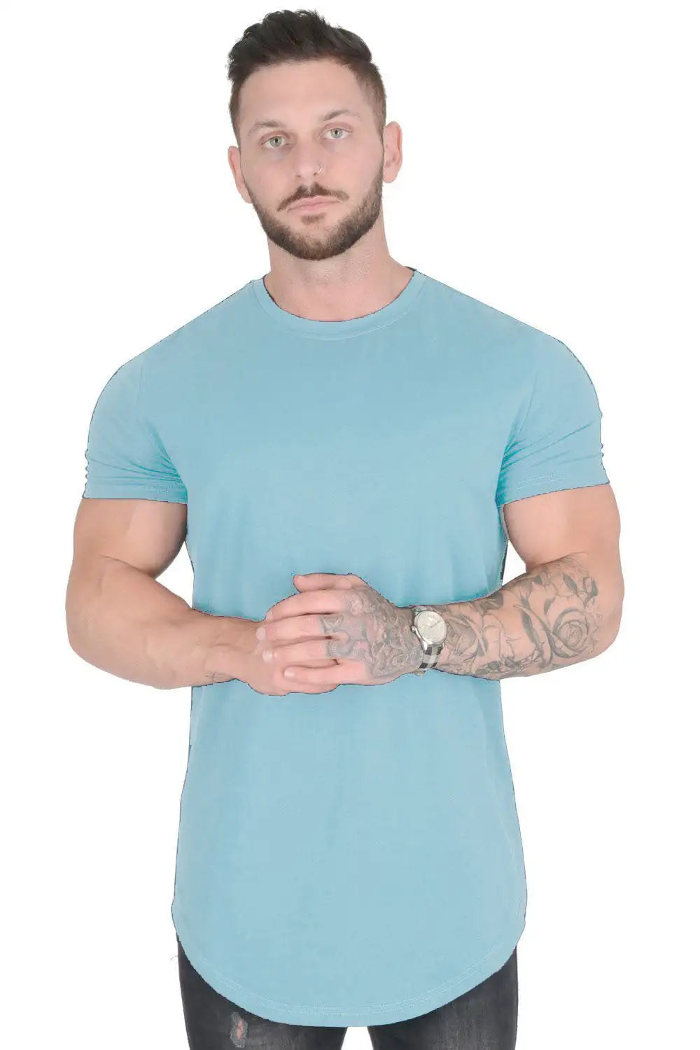 Men's Casual Short-sleeved Sports Fitness T-shirt - Lootquake