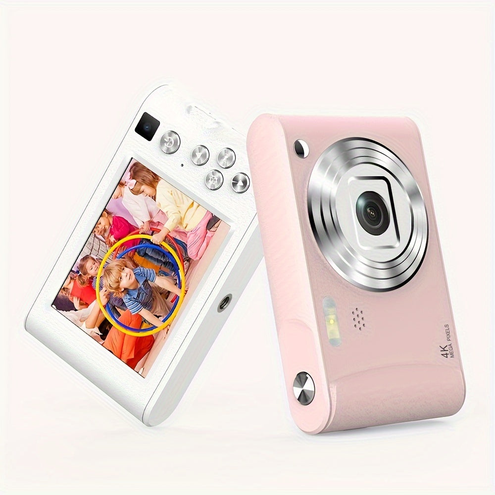 Cámara digital HD 1080P para vlogs | Cámara recargable con pantalla LCD de 2,4 pulgadas para fotografía, ideal para principiantes | Tarjeta TF de 32 GB para fotos, vídeos y webcam. Regalo de Acción de Gracias y Año Nuevo.