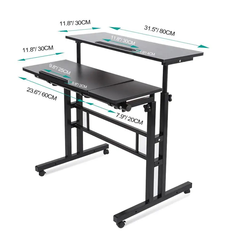 Multi purpose Height Adjustable Laptop Desk Table - Lootquake
