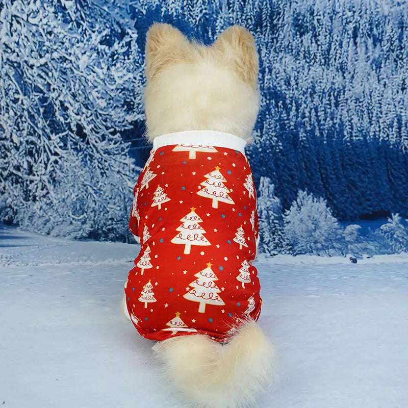 Pet Christmas Clothes Home Red Green - Lootquake