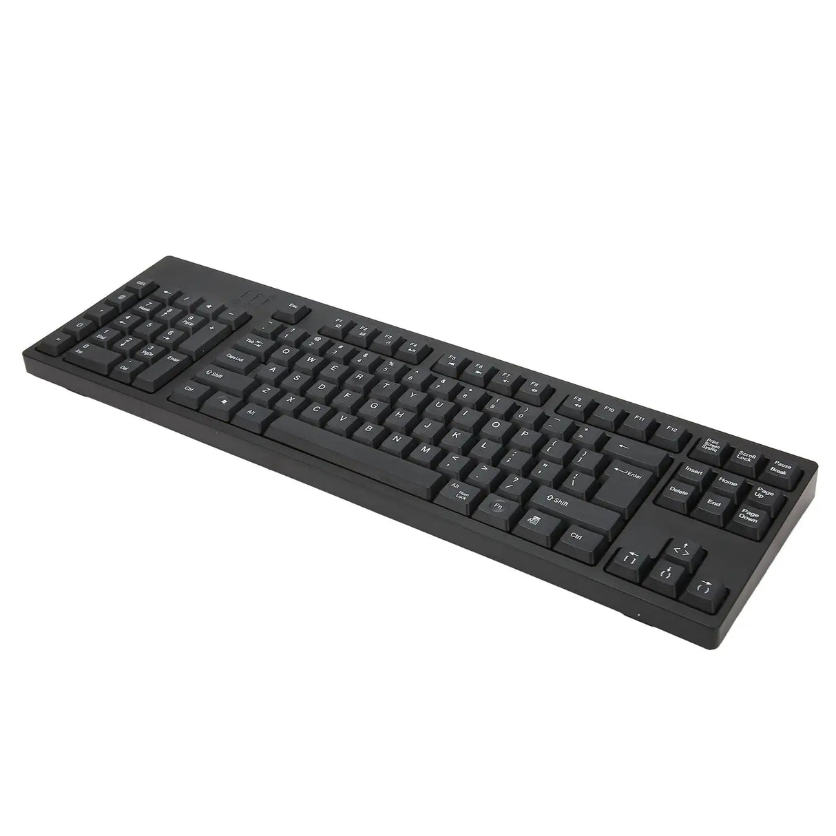 Left Handed Keyboard 109 Keys Micro USB Ergonomic Layout Plug and Play Office Keyboard for Business Accounting Designer - Lootquake