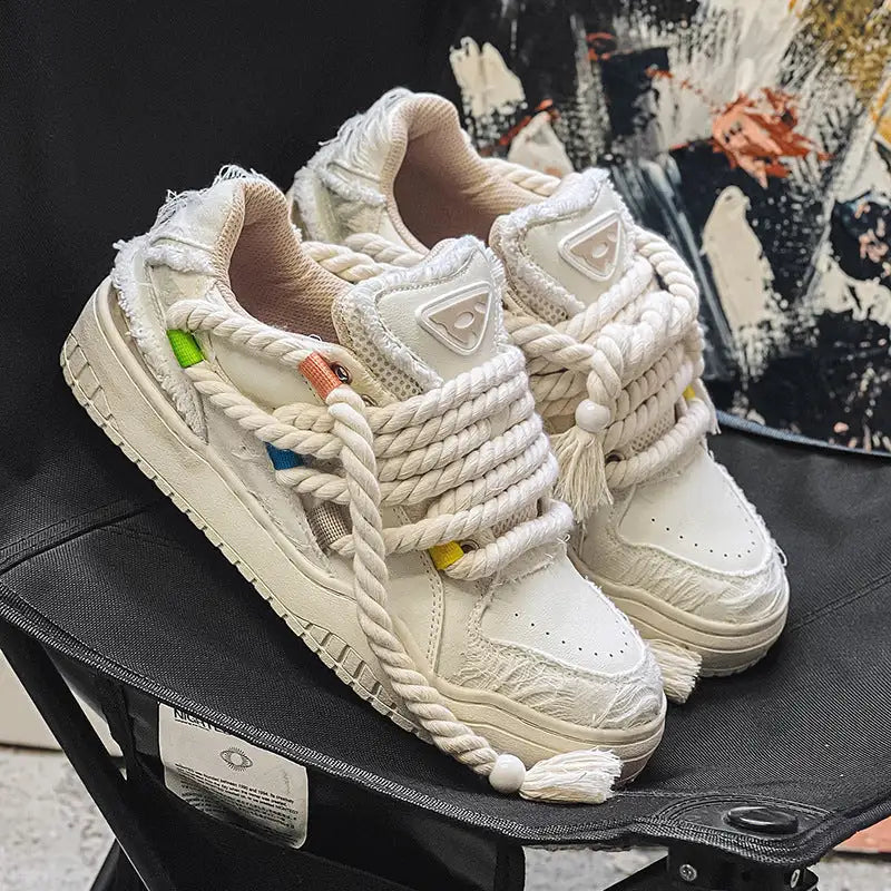 Fashion Hong Kong Style Retro Minority Men's Shoes - Lootquake