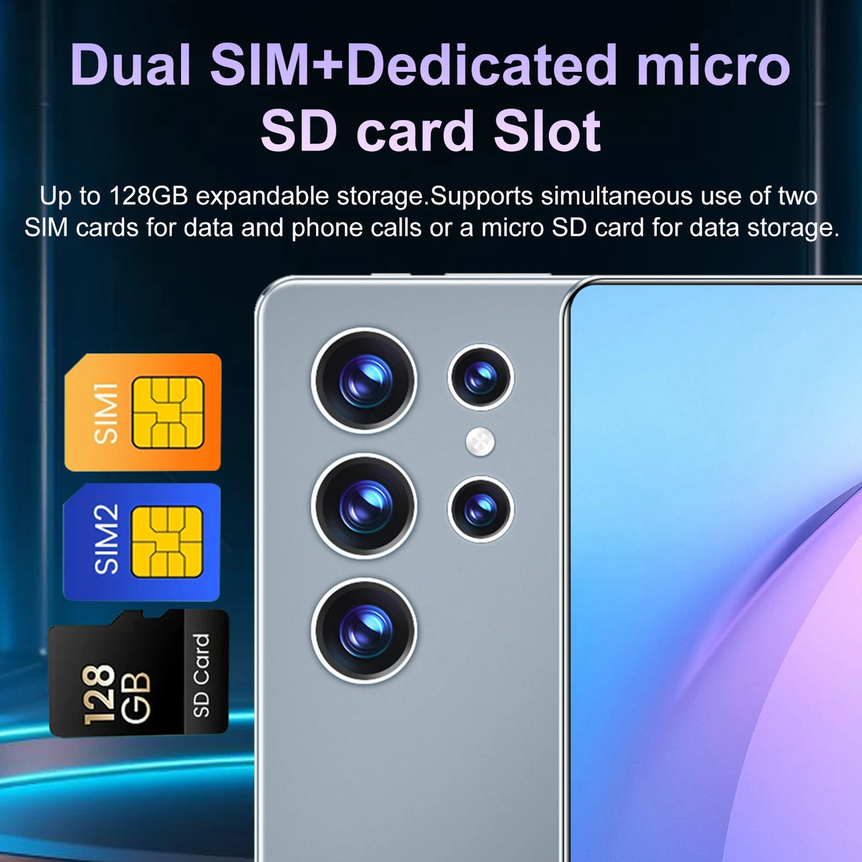 2025 5G New 10.36Inch Tablet Android 16GB RAM 1TB ROM Android 13.0 12000mAh Battery 16MP 32MP 10 Core Dual Sim Network Bluetooth