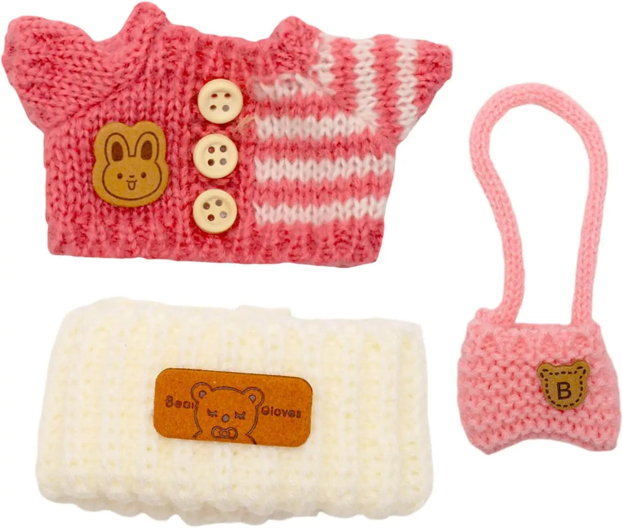 Ropa para muñeca Labubu, accesorios DIY La bubu peluche, disfraz de monstruo Labubu sentado, regalos para coleccionistas (sin muñecas) Lab