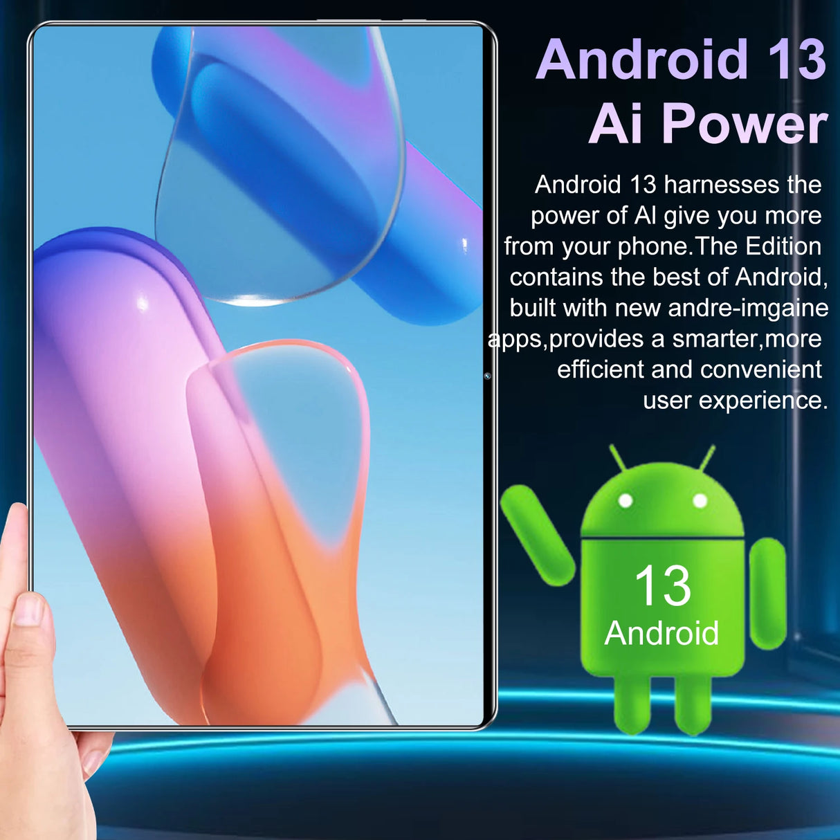 2025 5G New 10.36Inch Tablet Android 16GB RAM 1TB ROM Android 13.0 12000mAh Battery 16MP 32MP 10 Core Dual Sim Network Bluetooth