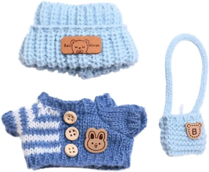 Ropa para muñeca Labubu, accesorios DIY La bubu peluche, disfraz de monstruo Labubu sentado, regalos para coleccionistas (sin muñecas) Lab