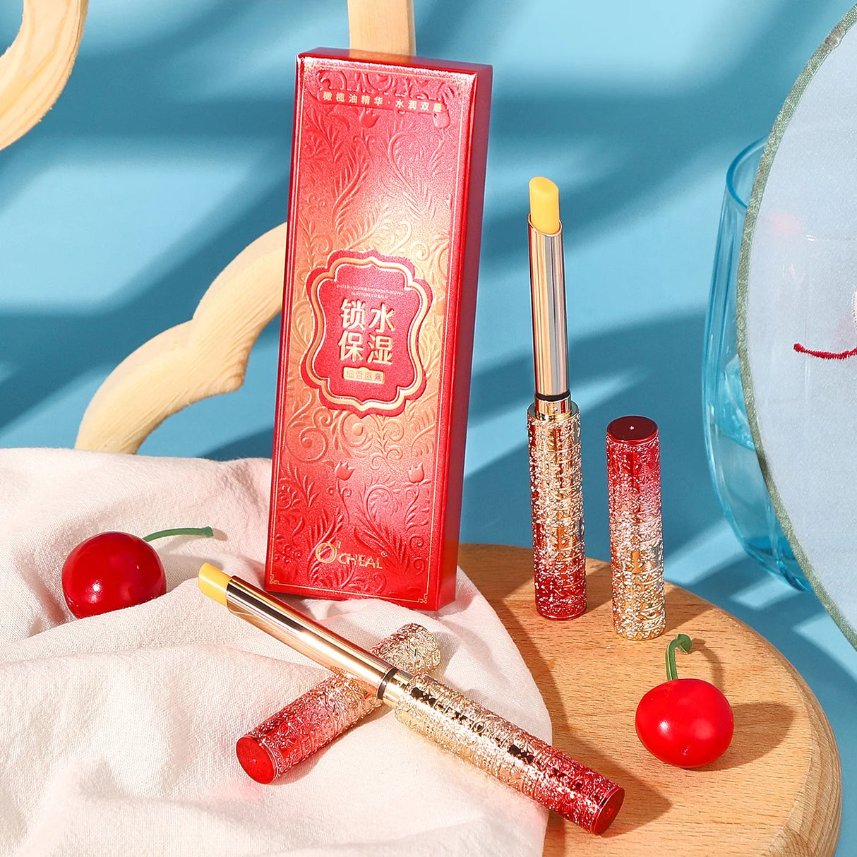 O‘CHEAL Moisturizing Lip Balm Long Lasting Nutritious Lipstick Temperature Change Care Magical Hydrating Lips Gloss Mask