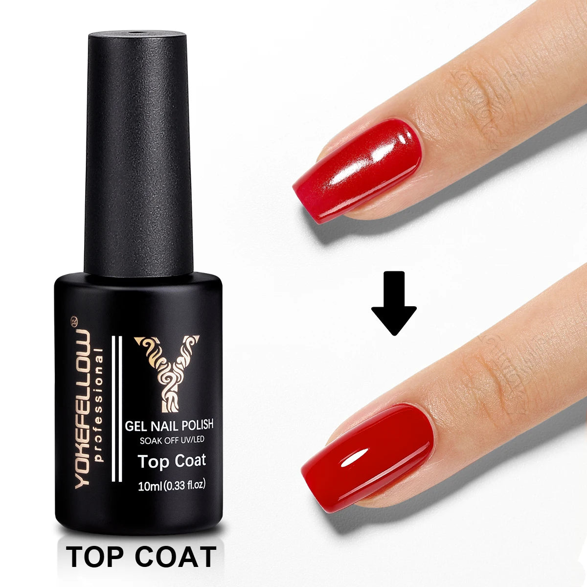 Esmalte de uñas en gel YOKEFELLOW de 15 g, color rosa nude, transparente, para construcción, extensión, remojo, UV LED, acrílico.