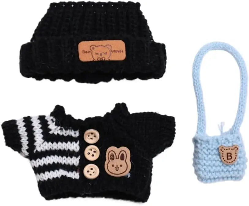 Ropa para muñeca Labubu, accesorios DIY La bubu peluche, disfraz de monstruo Labubu sentado, regalos para coleccionistas (sin muñecas) Lab