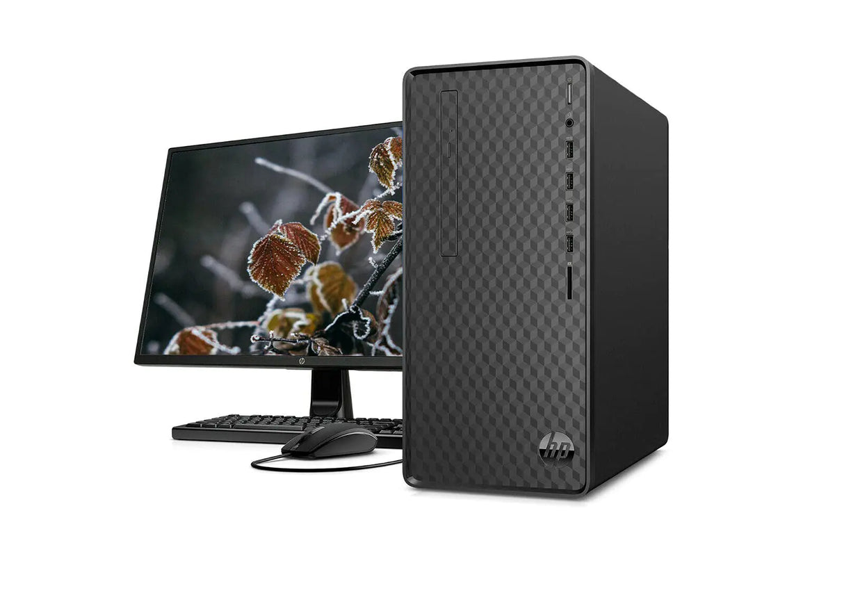 HP Desktop PC Intel Core i3 1TB HDD 8GB 23.8" Monitor Keyboard Mouse Bundle - Lootquake