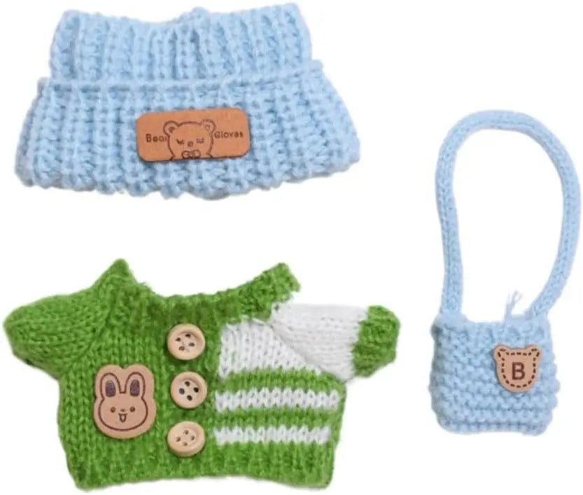 Ropa para muñeca Labubu, accesorios DIY La bubu peluche, disfraz de monstruo Labubu sentado, regalos para coleccionistas (sin muñecas) Lab