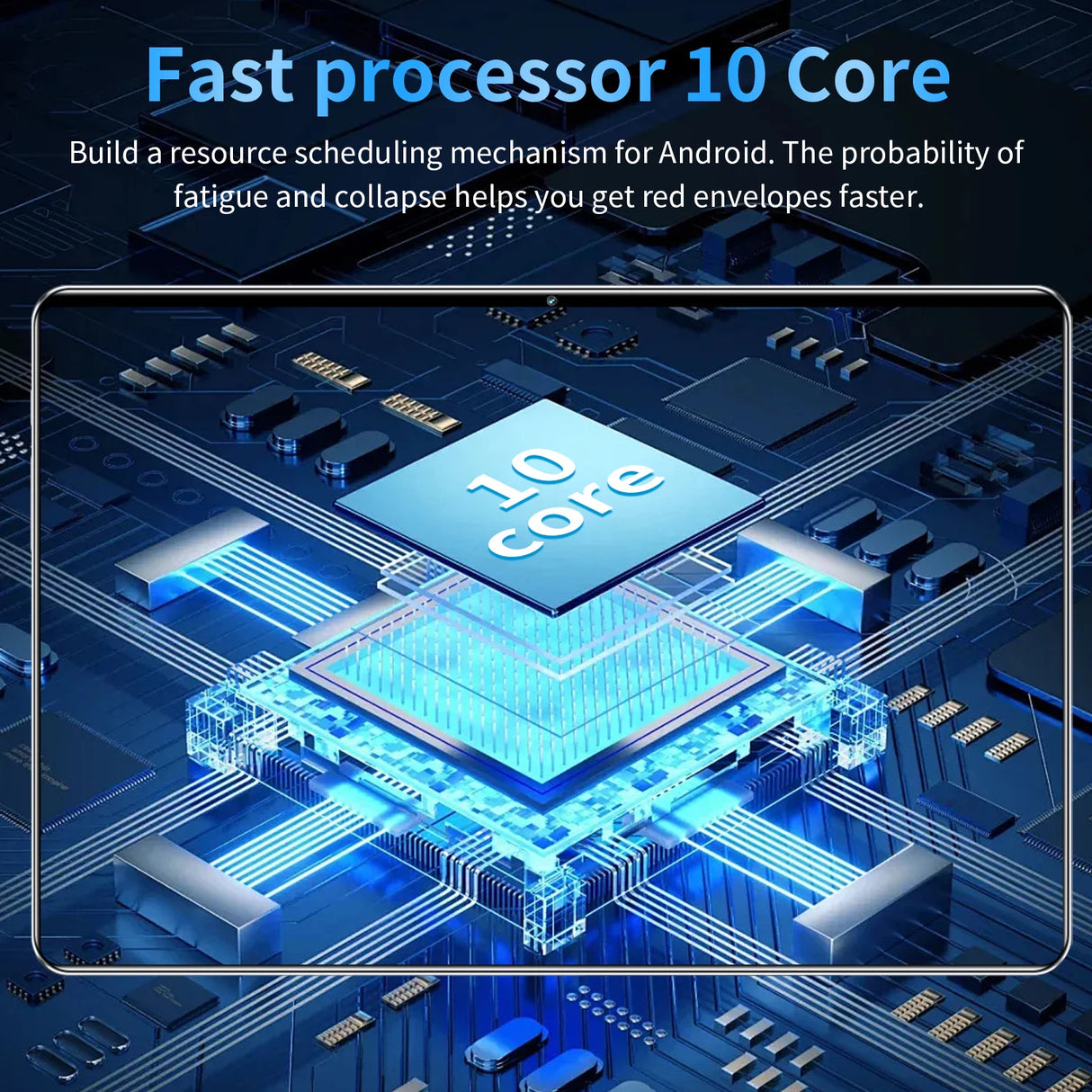 Tablette Android 13.0 de 10,36 pouces, version mondiale 2025, 16 Go de RAM, 1 To de ROM, 16 MP, 32 MP, 12 000 mAh, réseau Bluetooth, 5G, Wi-Fi