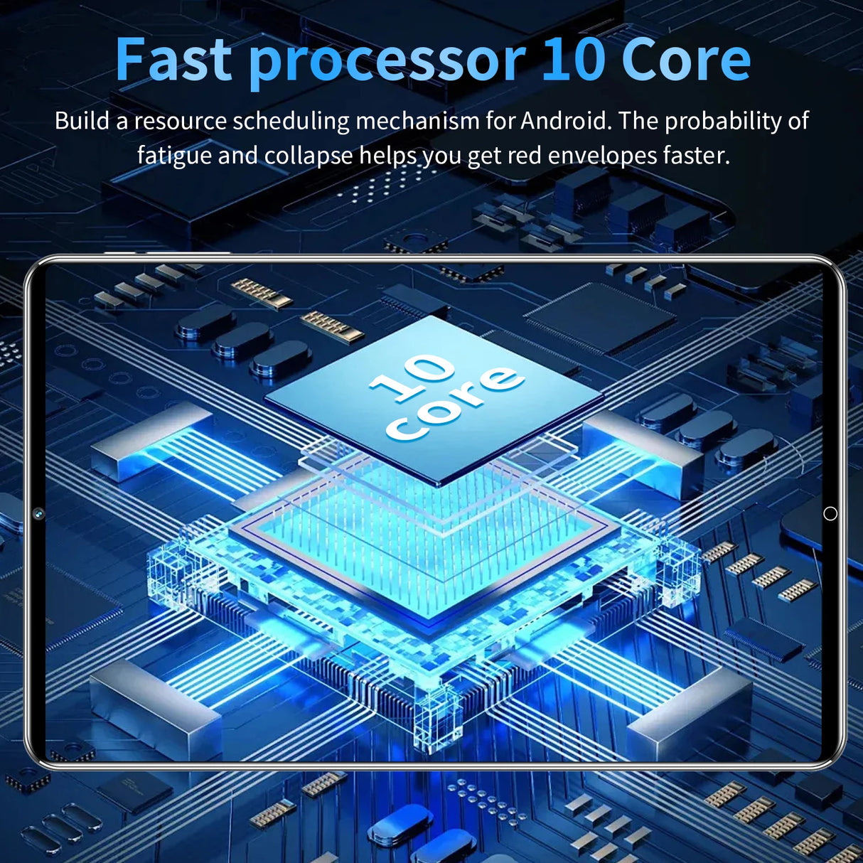 Tablette Android 13.0 de 10,36 pouces, version mondiale 2025, 16 Go de RAM, 1 To de ROM, 16 MP, 32 MP, 12 000 mAh, réseau Bluetooth, 5G, Wi-Fi