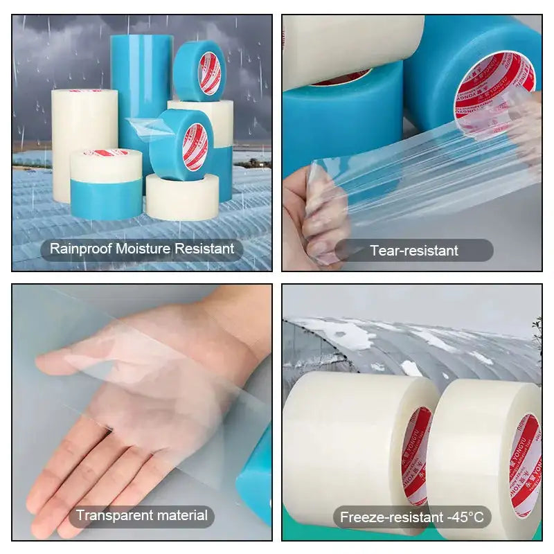 Awning Repair Tape, Tent Repair Tape Waterproof Patch and Seal Tape Tarp Repair Tape Boat Covers Canvas Repair Kit - Lootquake