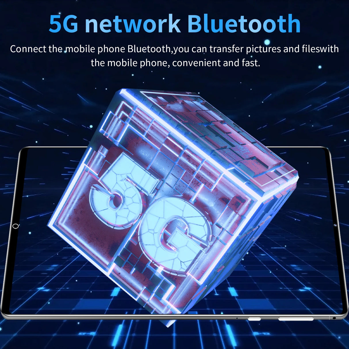 Tablette Android 13.0 de 10,36 pouces, version mondiale 2025, 16 Go de RAM, 1 To de ROM, 16 MP, 32 MP, 12 000 mAh, réseau Bluetooth, 5G, Wi-Fi