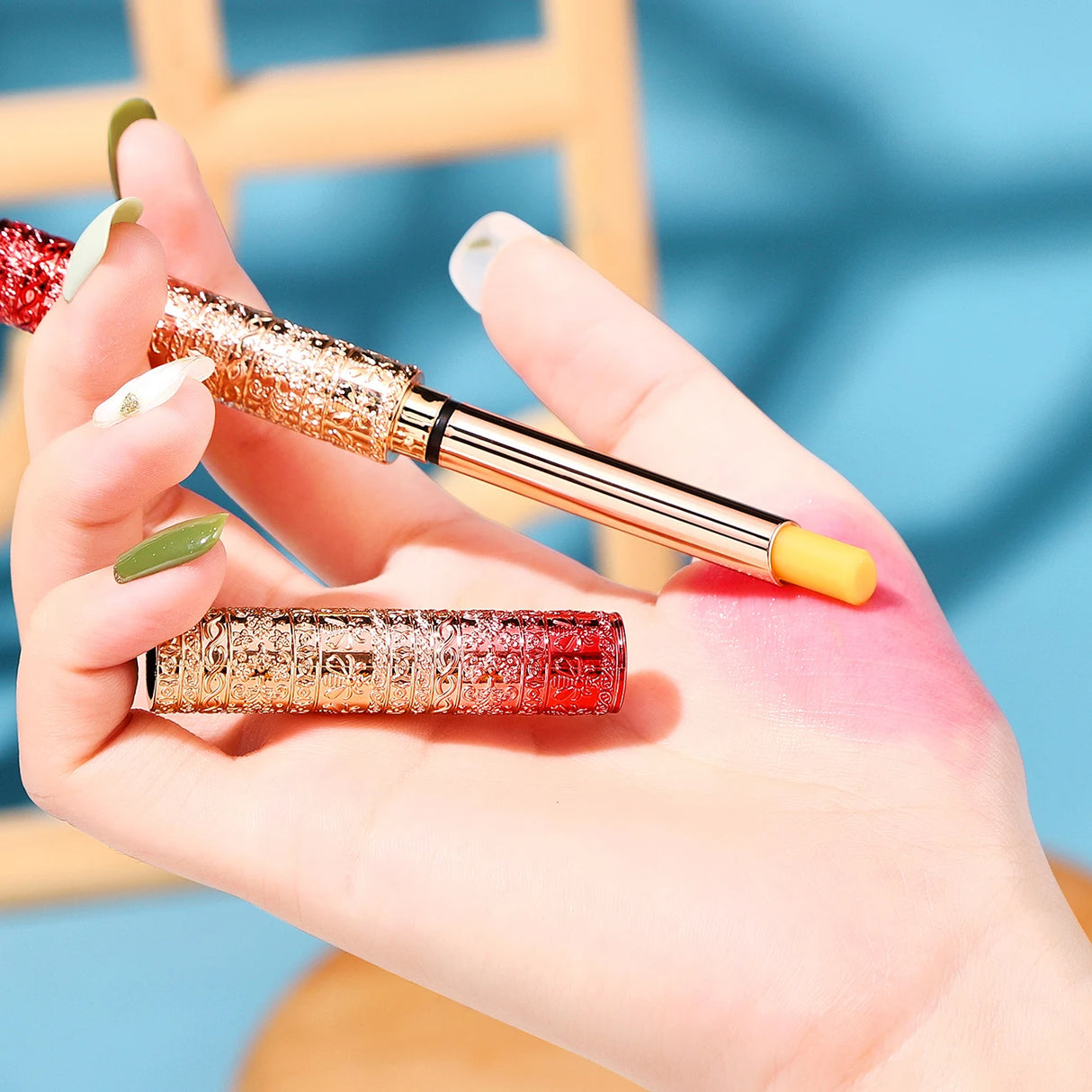 O‘CHEAL Moisturizing Lip Balm Long Lasting Nutritious Lipstick Temperature Change Care Magical Hydrating Lips Gloss Mask