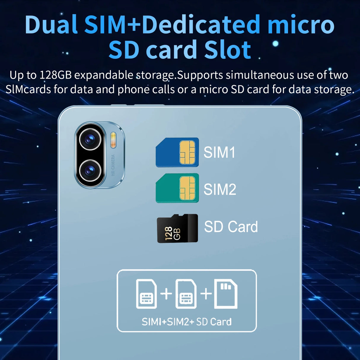 Tablette PC originale de 10,36 pouces, 16 Go de RAM, 1 To de ROM, Android 13.0, double SIM, 10 cœurs, 12 000 mAh, Bluetooth, Wi-Fi, réseau 5G, 2025