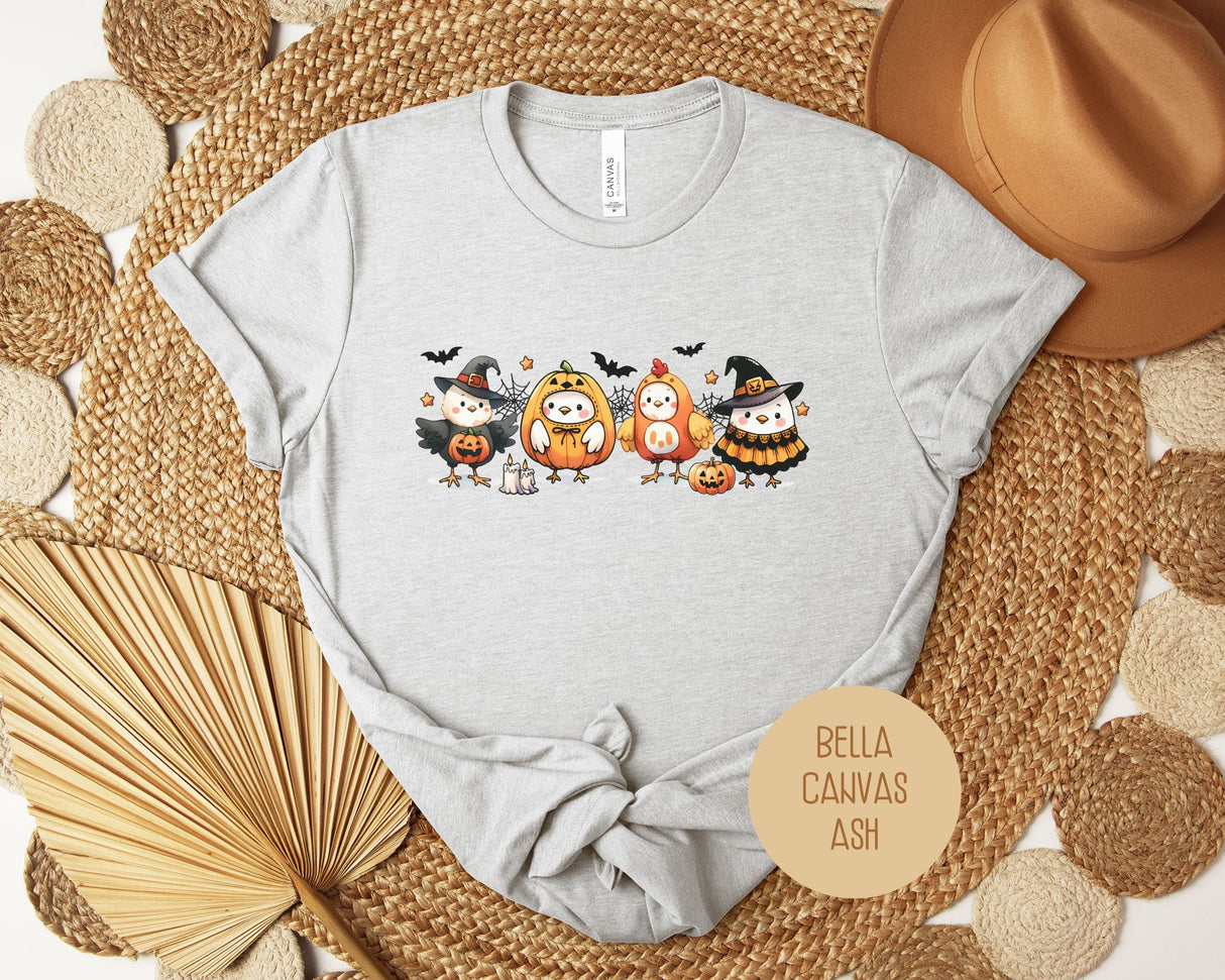 Chickens in Halloween Costumes Shirt-2