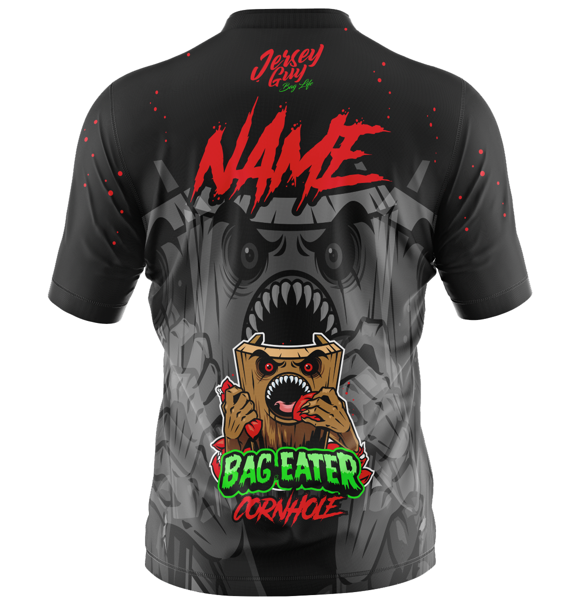 Bag Eater Cornhole Scary Jersey Halloween