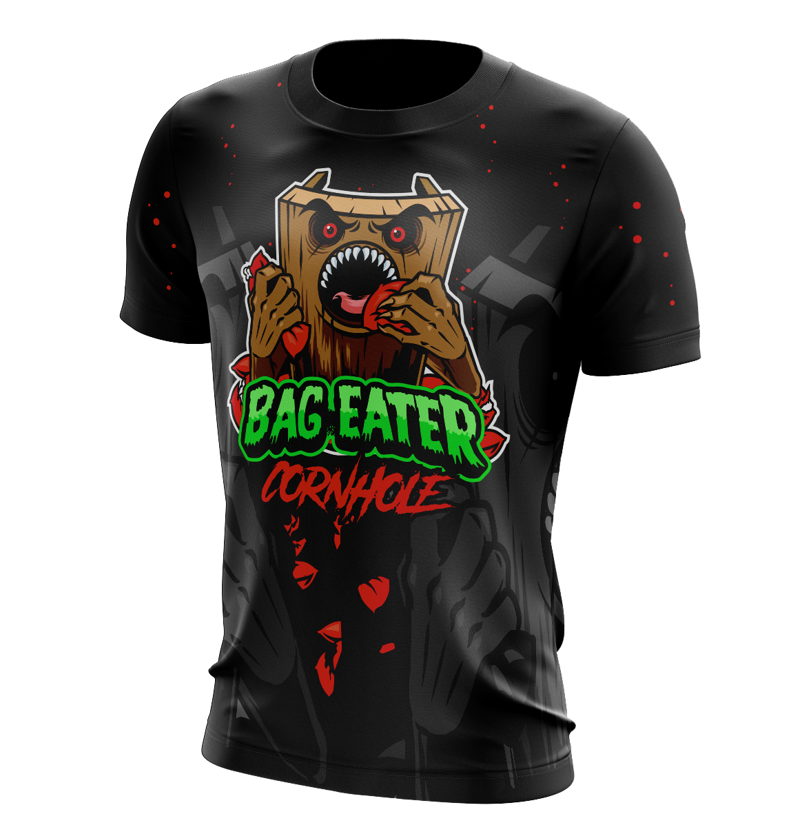 Bag Eater Cornhole Scary Jersey Halloween