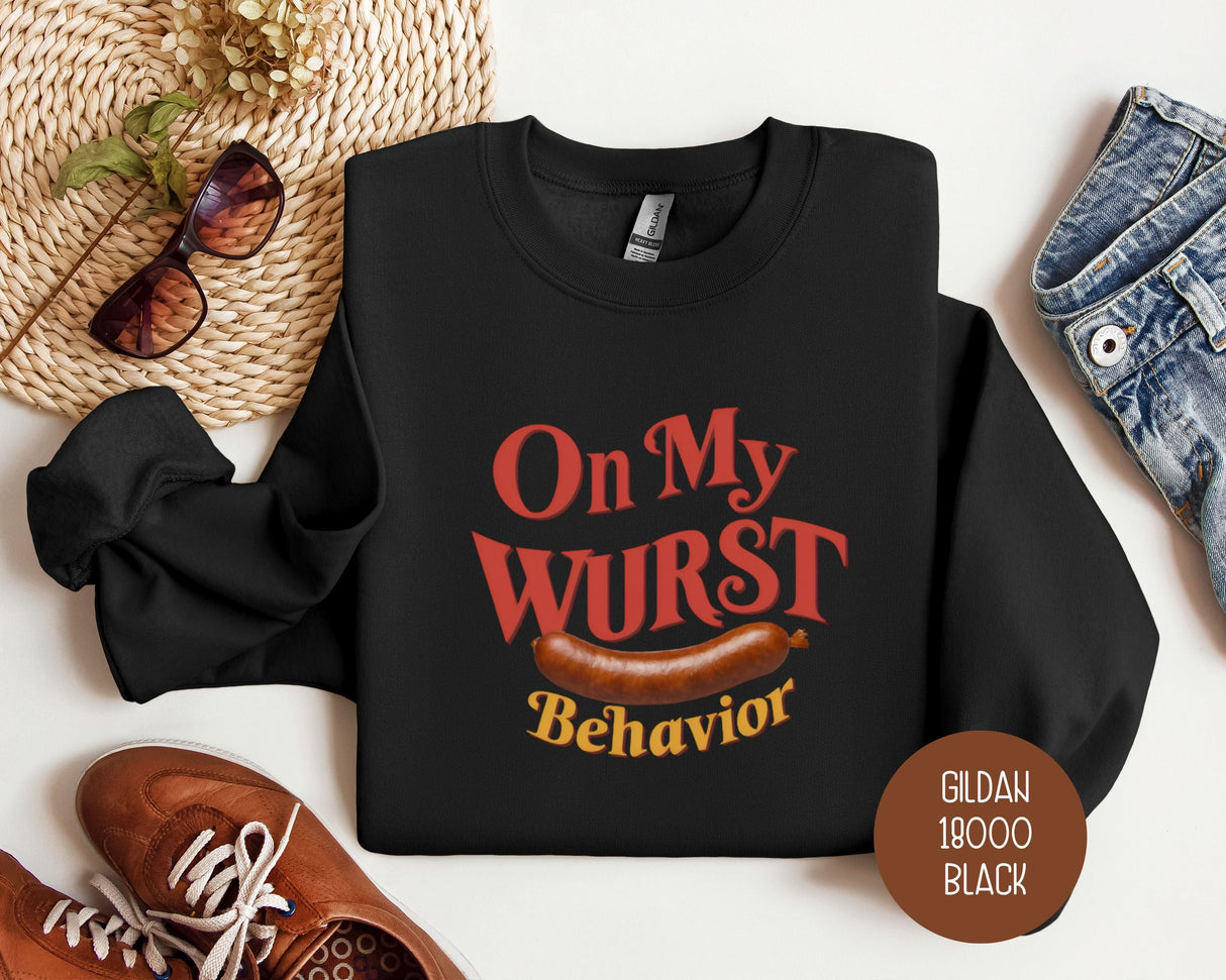 On My Wurst Behavior Oktoberfest Sweatshirt-0