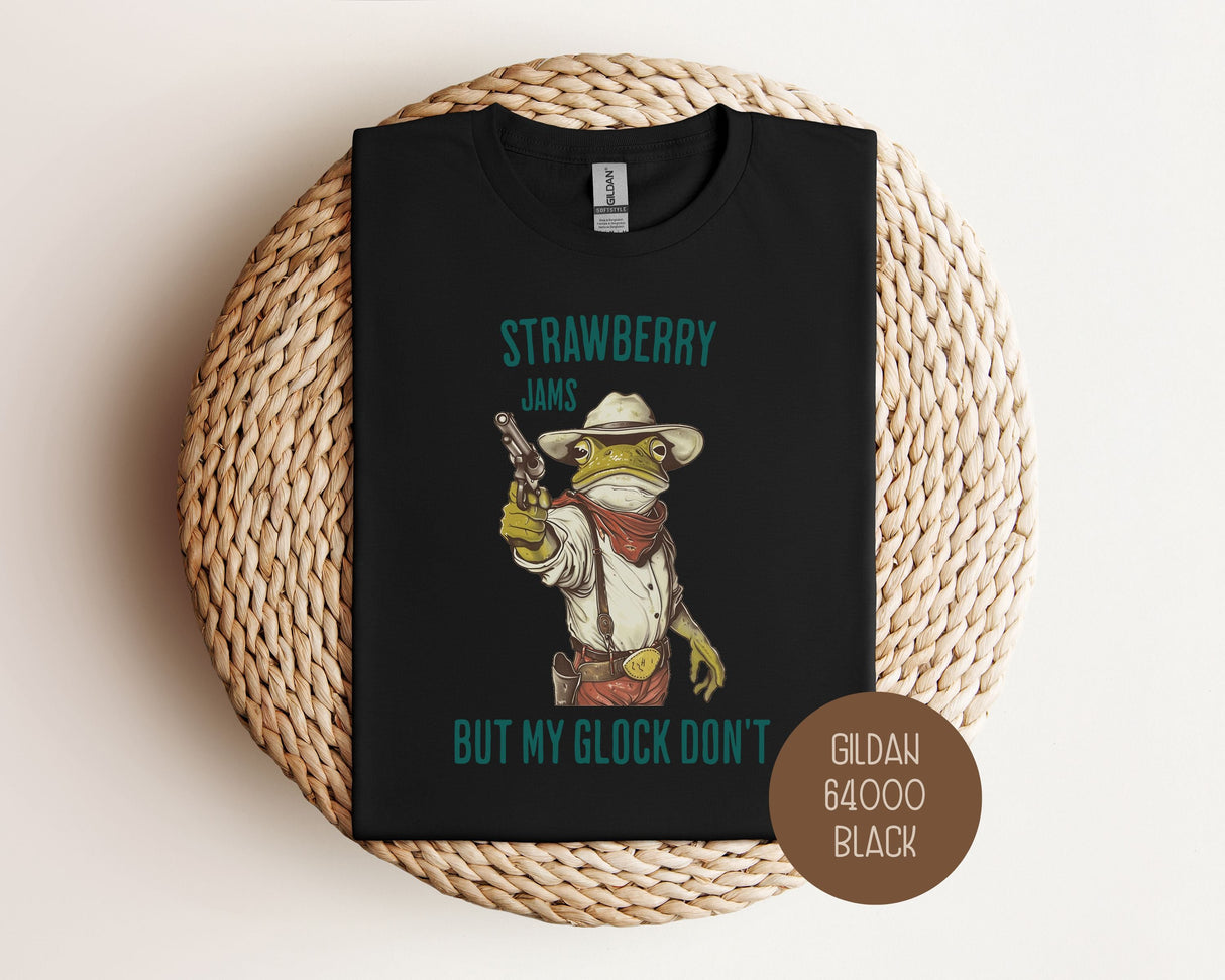 Strawberry Jams But My Glock Don't Shirt-4