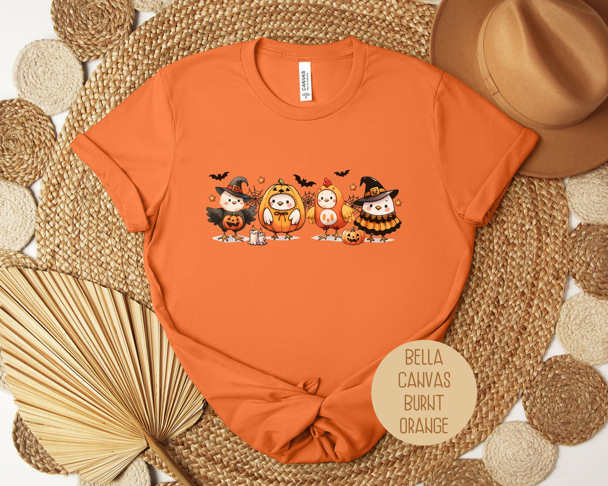 Chickens in Halloween Costumes Shirt-4