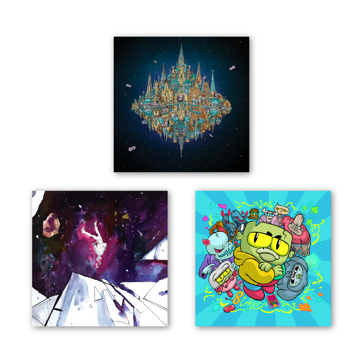 Dance Gavin Dance: Night of the Fruit Mafia // Dance of the Robot - Graphic Novel (Deluxe Vinyl Edition)