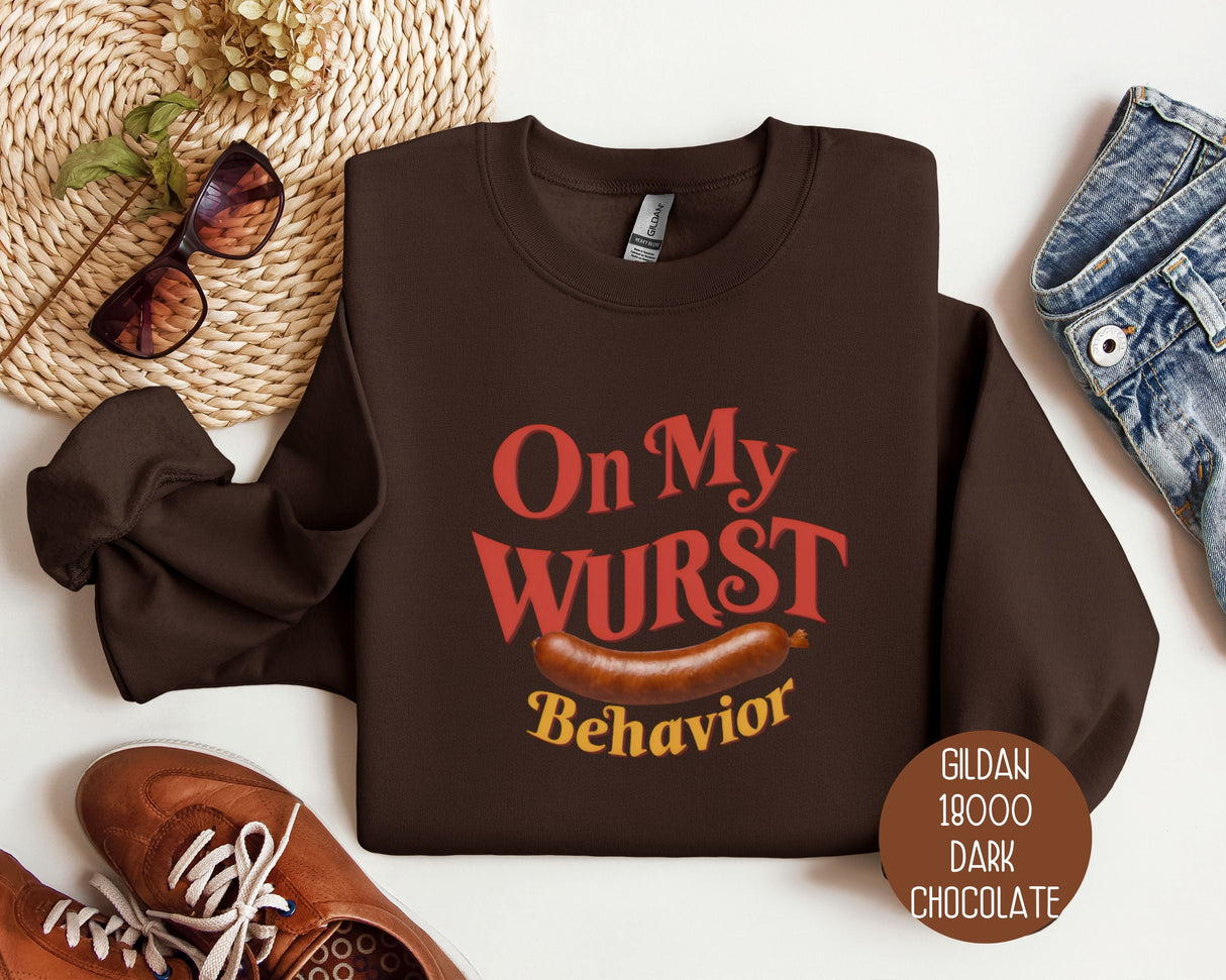 On My Wurst Behavior Oktoberfest Sweatshirt-1