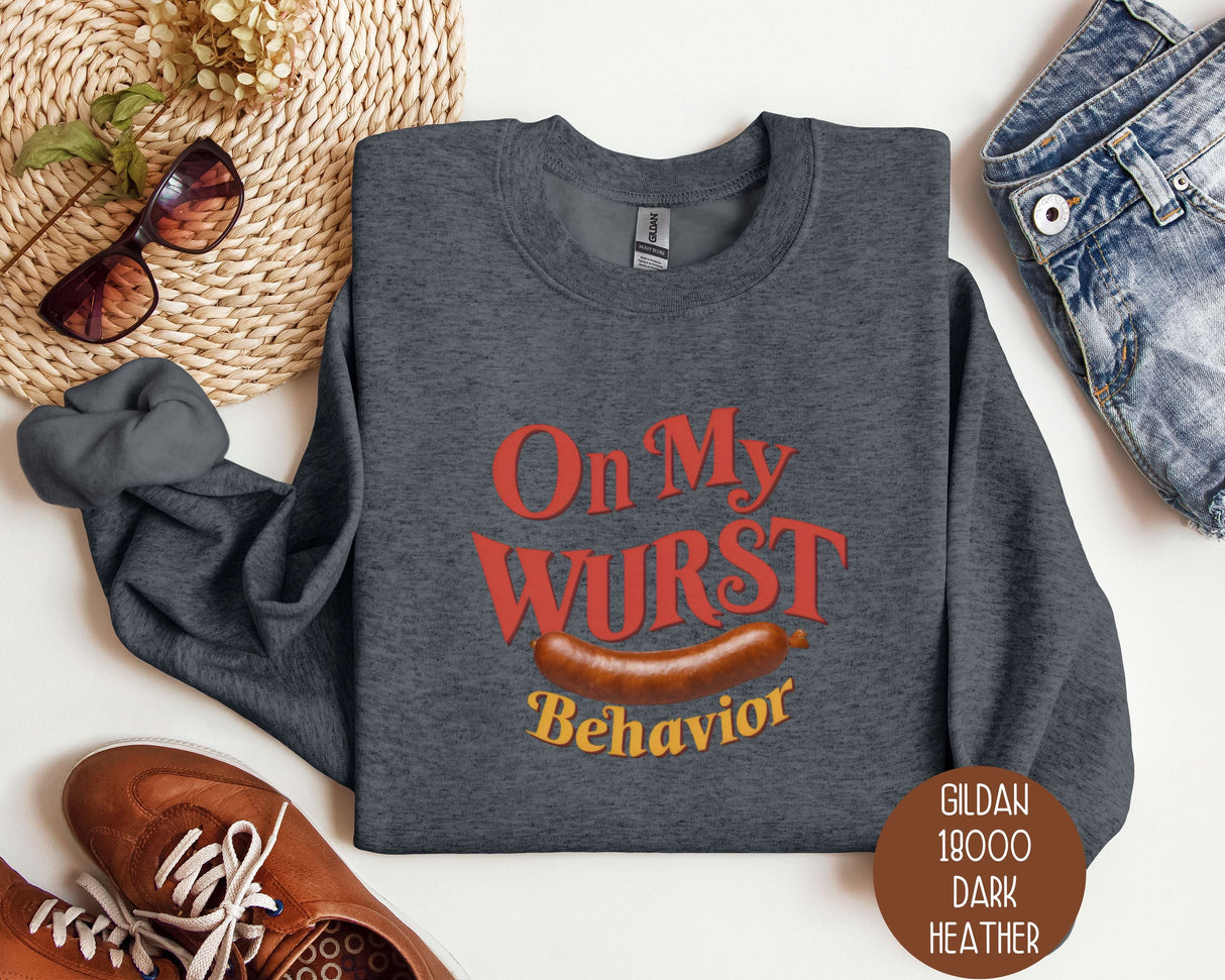 On My Wurst Behavior Oktoberfest Sweatshirt-2