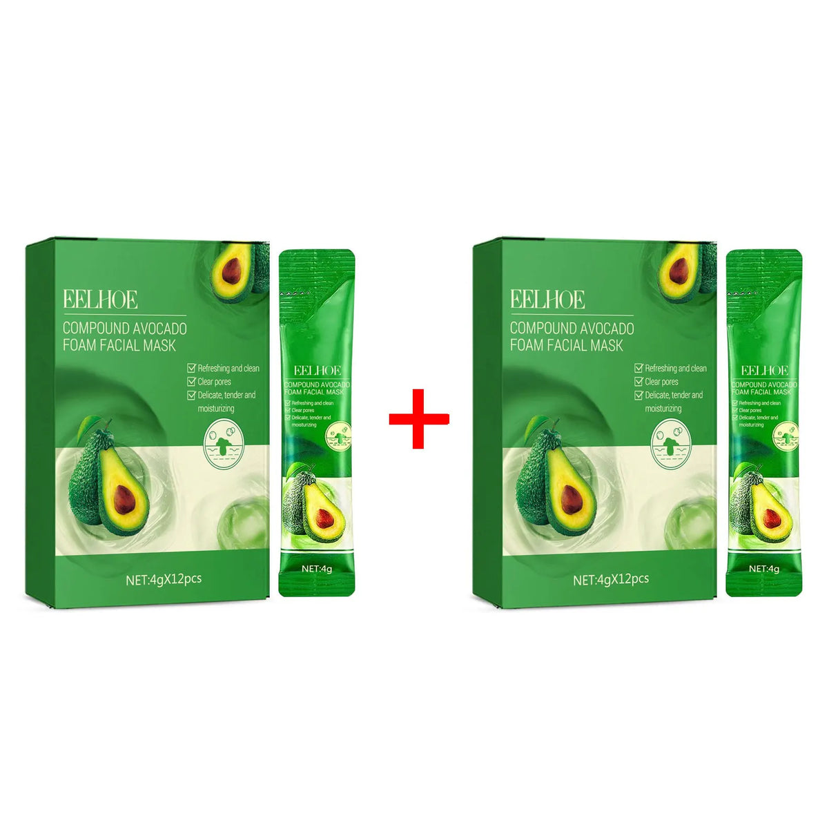 Mascarilla de espuma de aguacate EELHOE