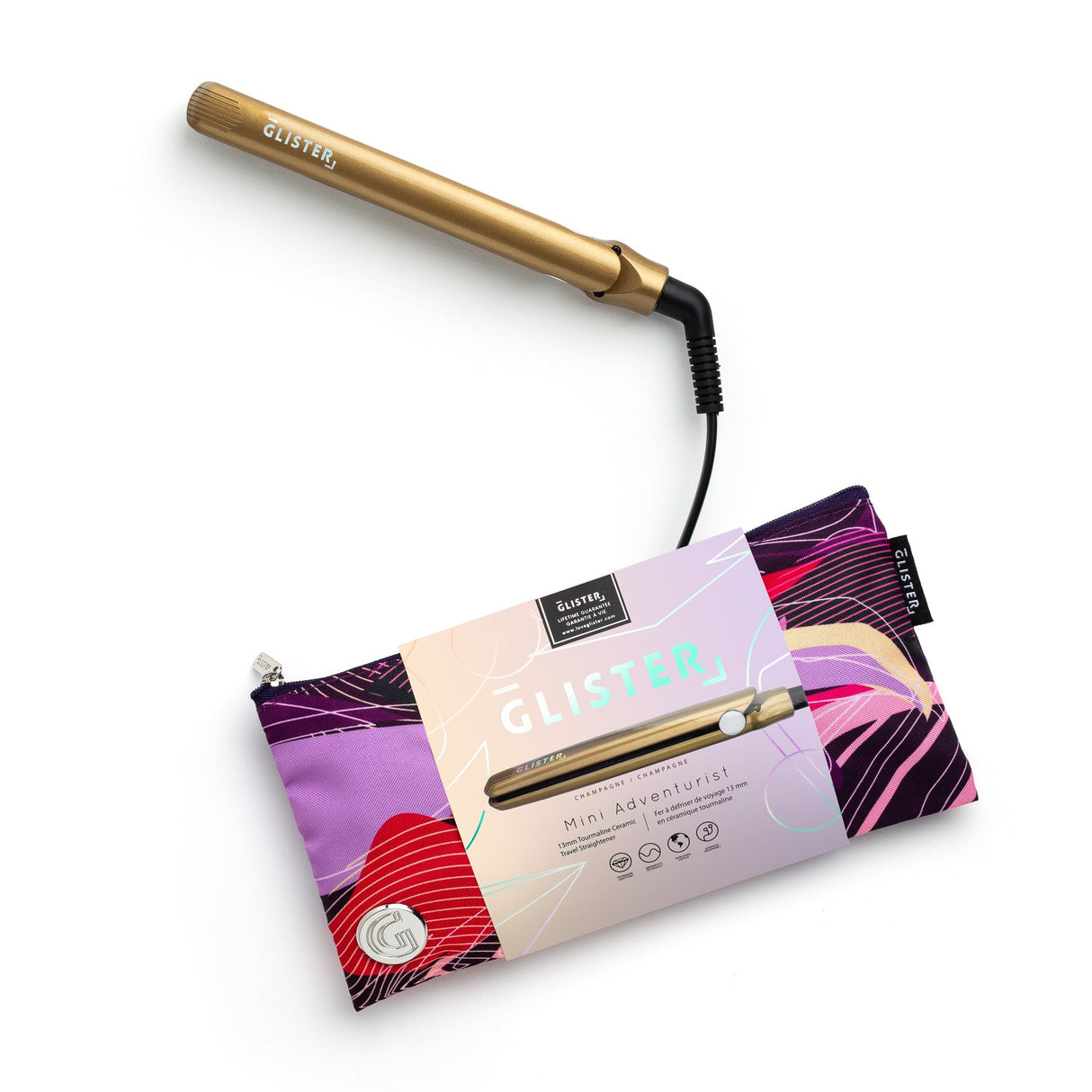 Mini Adventurist Flat Iron (with Travel Carrying Bag)