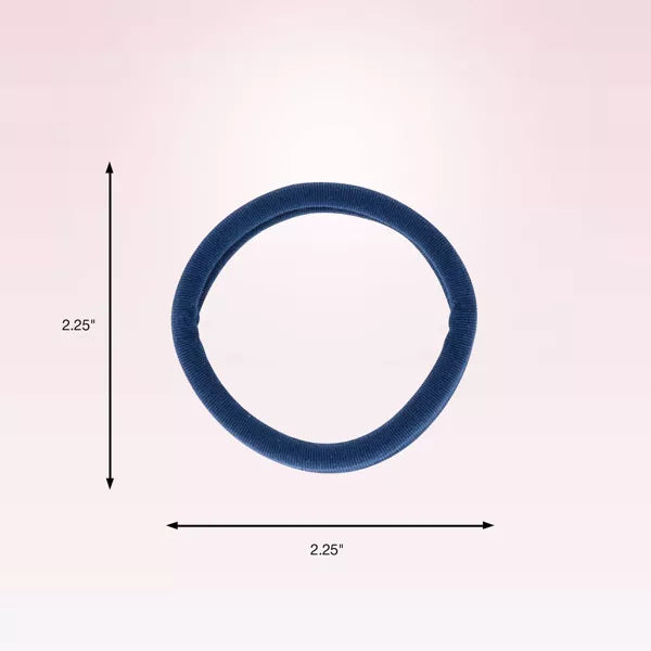 SCUNCI By Conair No Damage Super Comfy Hosiery Elastic Hair Tie Ponytailers (12pcs)