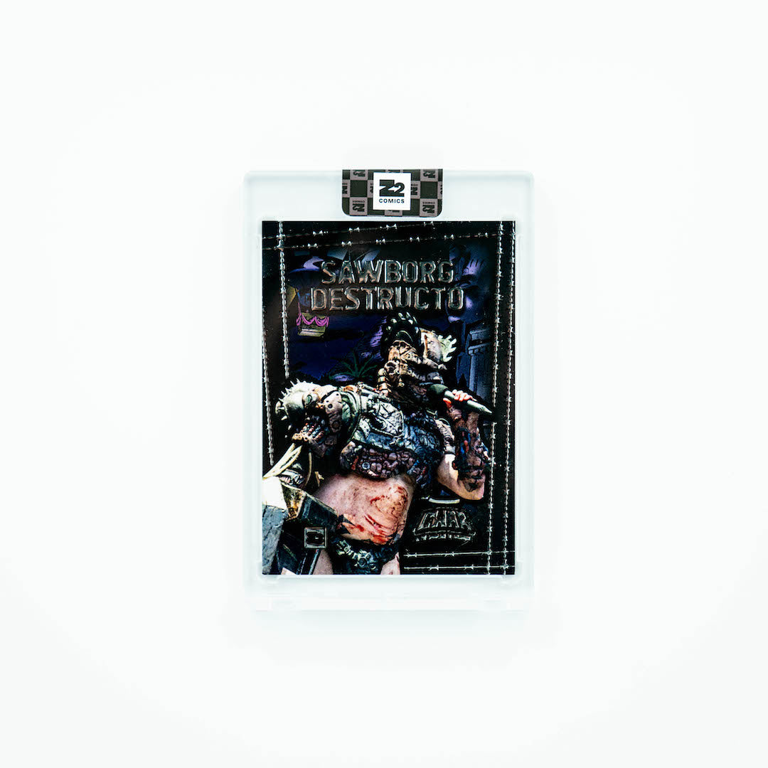 GWAR: Tarjeta coleccionable - SAWBORG DESTRUCTO - #'d to 99