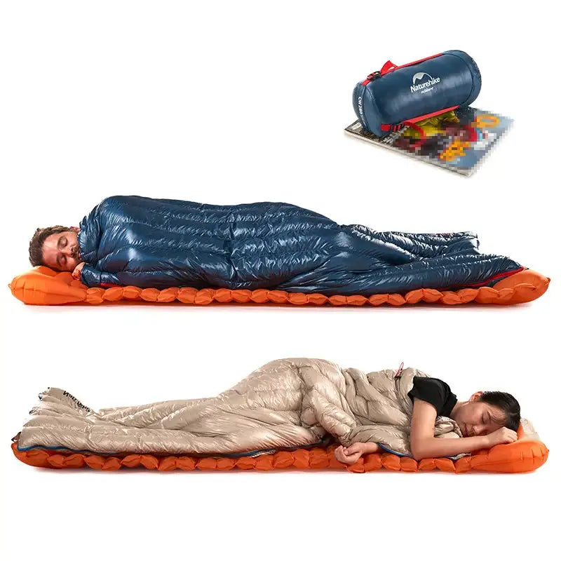 Naturehike CW280 Sleeping Bag Winter Waterproof Goose Down Sleeping Bag Ultralight CWM400 Hiking Camping Sleeping Bag - Lootquake