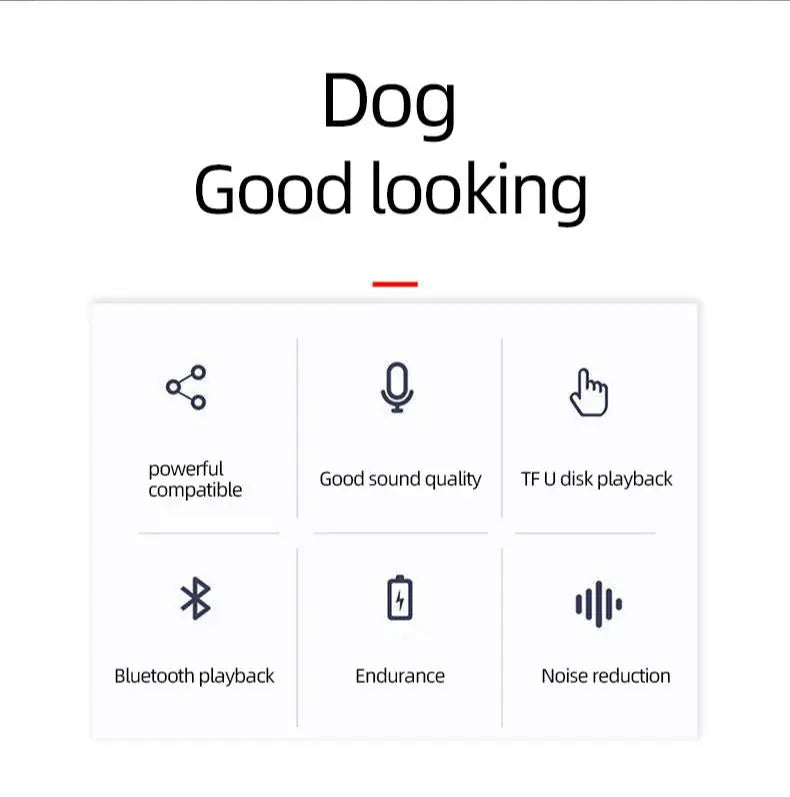 Altavoz Bluetooth inalámbrico 2023 para Bulldog Francés, altavoces para computadora, estéreo portátil, supergraves, USB AUX, subwoofer completo para exteriores